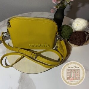 NWT Steve Madden BMAGGIE Crossbody Mustang + Webbed Strap